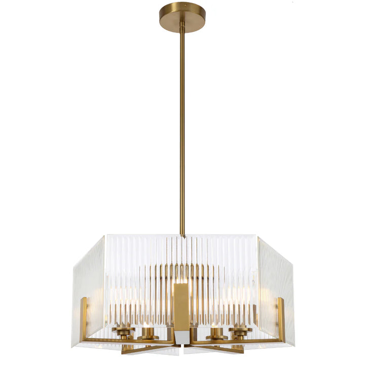 PELION 5 LIGHT PENDANT Antique Gold Pendant