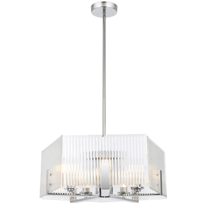 PELION 5 LIGHT PENDANT Chrome Pendant