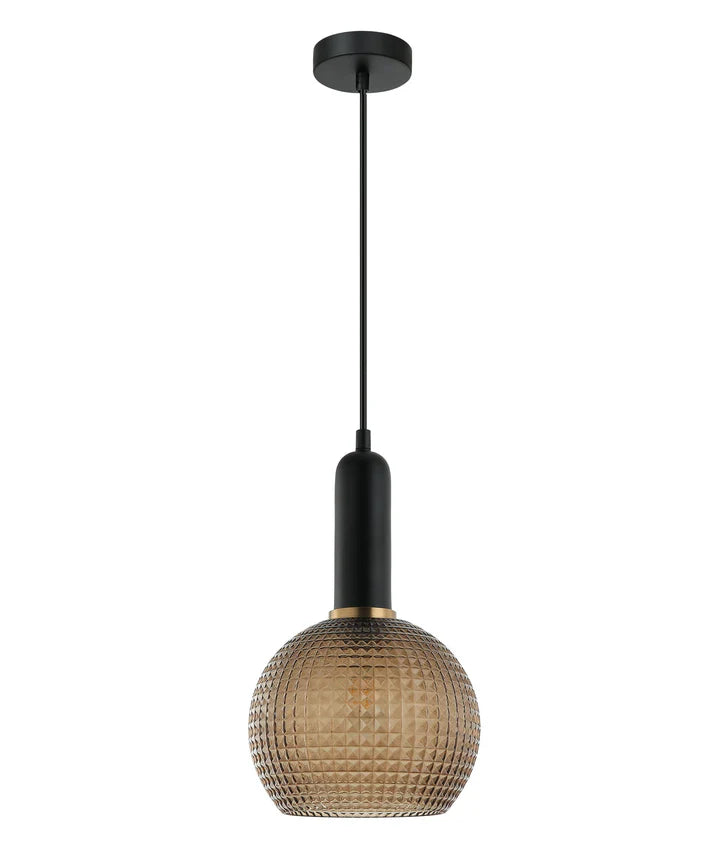 PELOTA: Modern Interior Wine Glass Segmented Glass Pendant Lights Amber Pendant