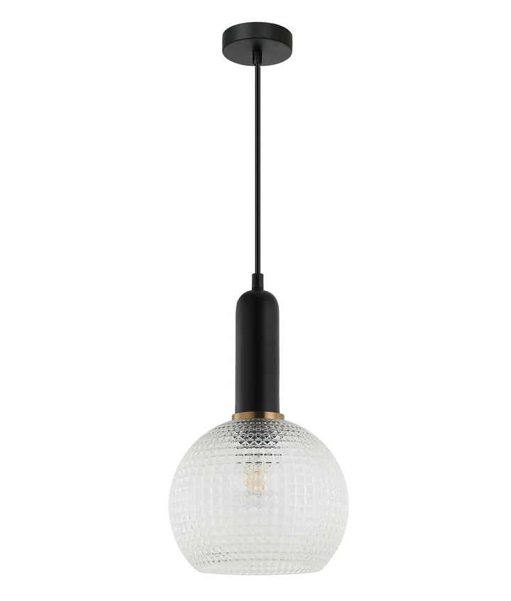 PELOTA: Modern Interior Wine Glass Segmented Glass Pendant Lights Clear Pendant