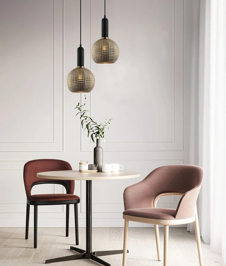 PELOTA: Modern Interior Wine Glass Segmented Glass Pendant Lights Pendant