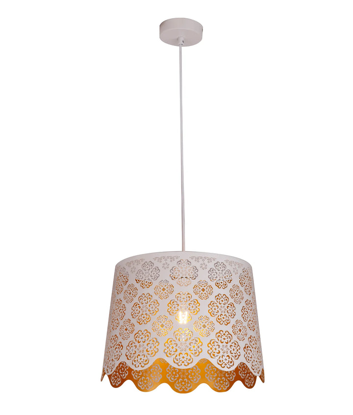 PENSHADE: Interior Slanted with Flower Pattern Laser Cut Pendant Lights Pendant