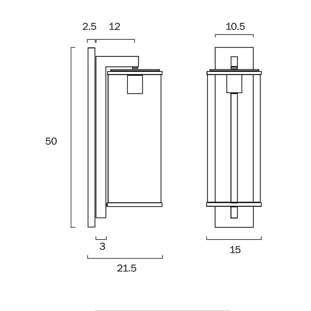 PEROVA 50 EXTERIOR WALL LIGHT WALL LIGHT
