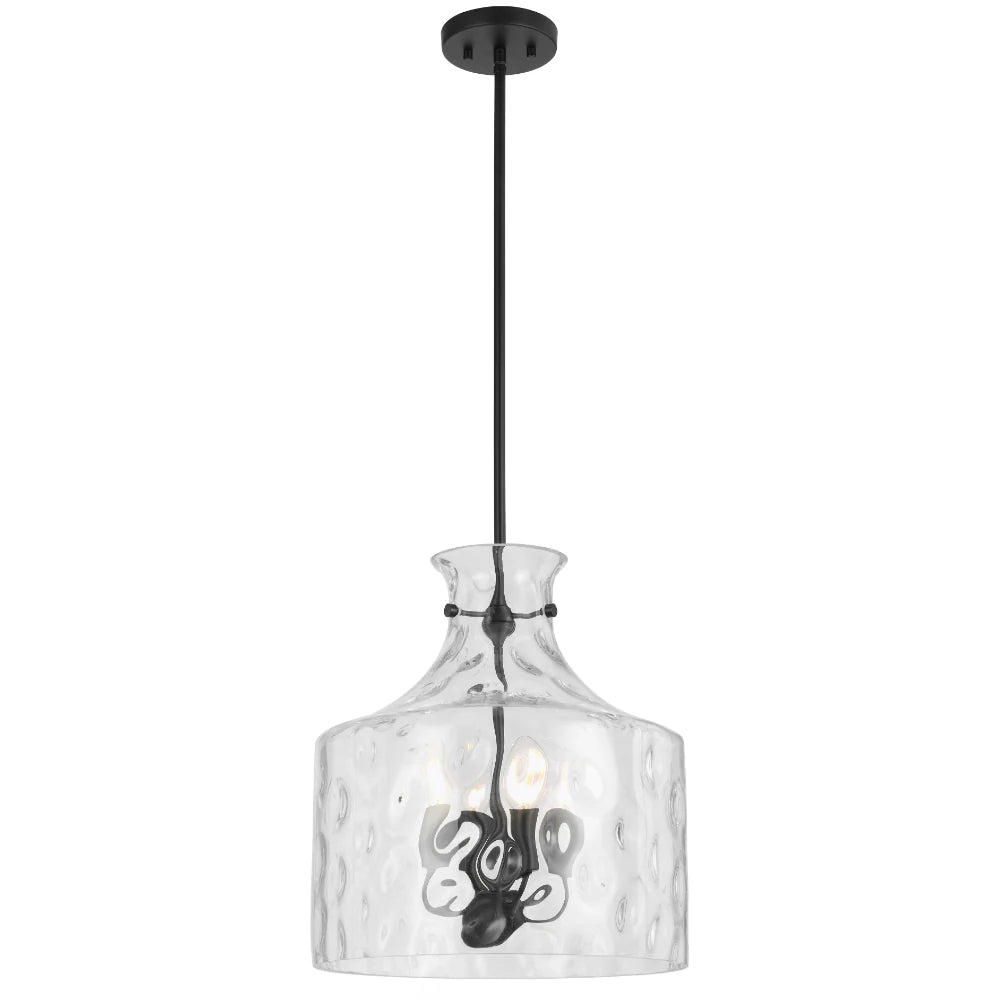 PERRON 4 LIGHT PENDANT Black Pendant