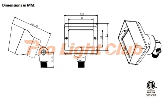 Brass Area Floods PFL2300WB Path lights