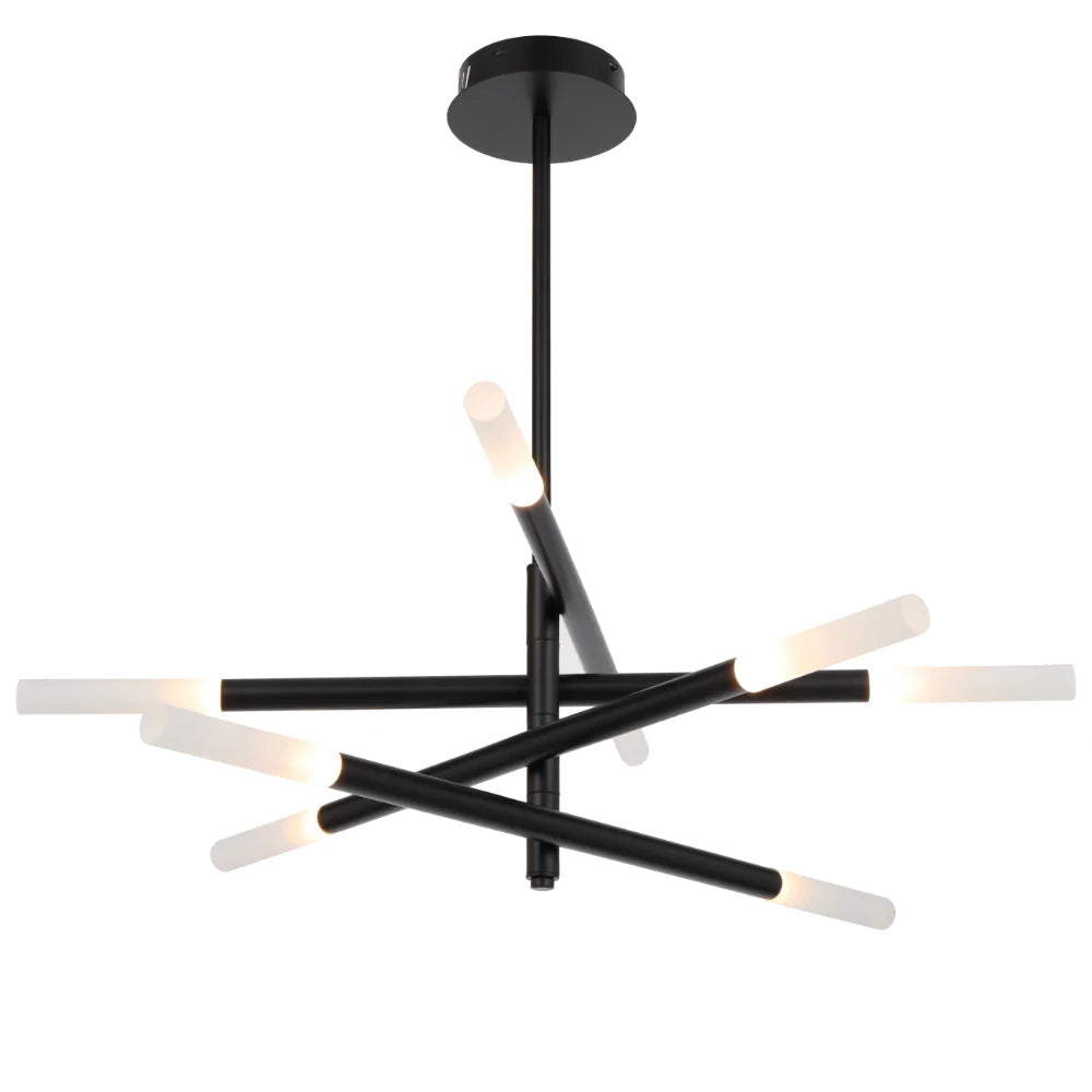 PINTA 8 LIGHT PENDANT Black Pendant