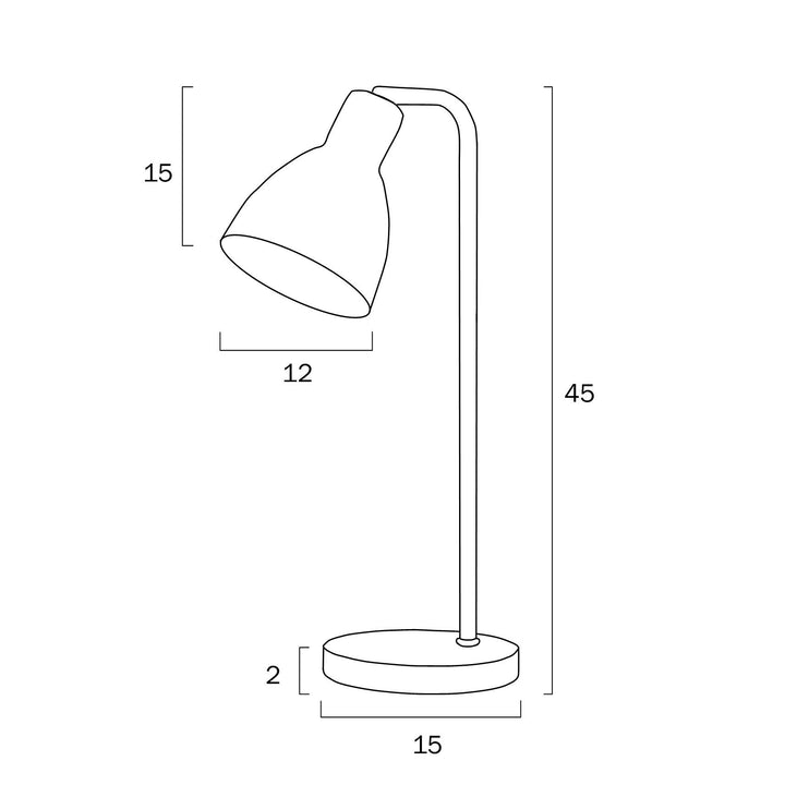 TELBIX PIVOT TABLE LAMP TABLE LAMP