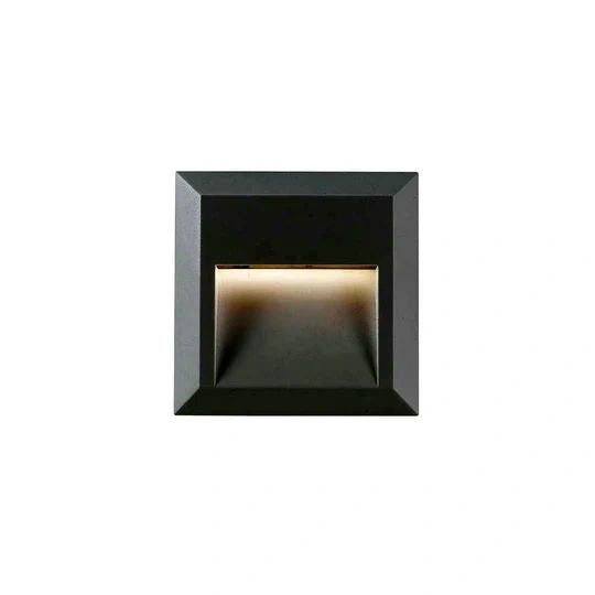 TELBIX PRIMA SQUARE EXTERIOR BLACK WALL LIGHT