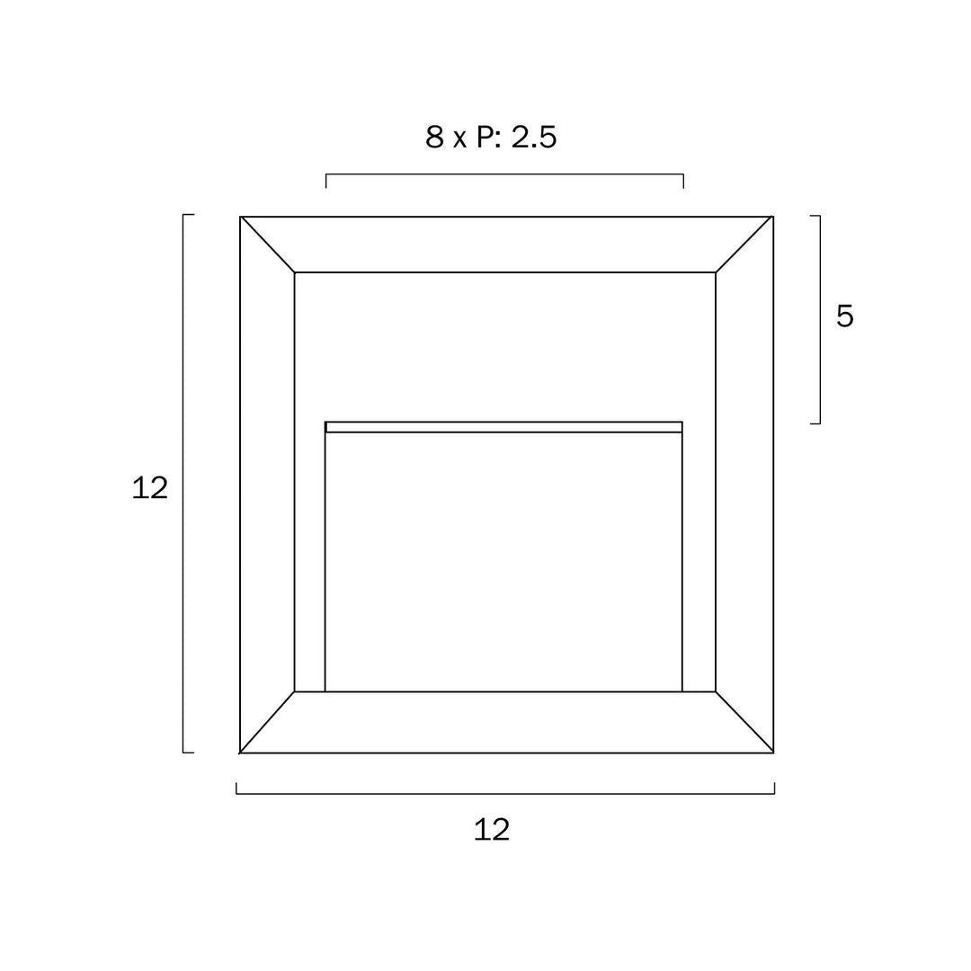 TELBIX PRIMA SQUARE EXTERIOR WALL LIGHT