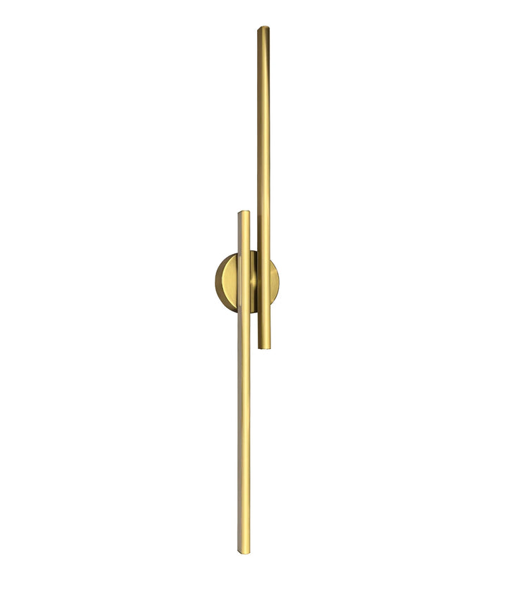 RACHA: Interior Linear LED Tri-CCT Wall Lights Brass WALL LIGHT