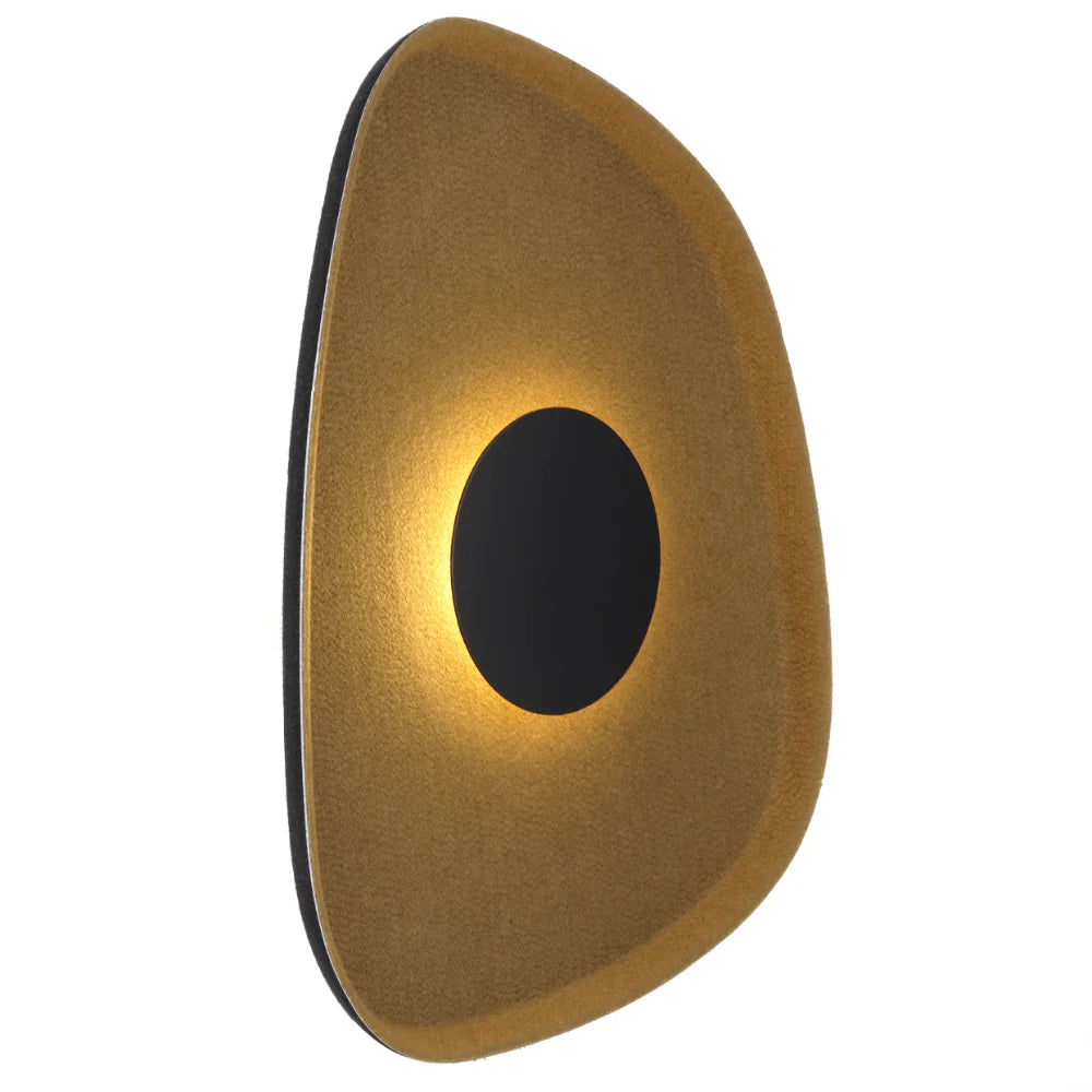 RAXA WALL LIGHT Sage Green in Black WALL LIGHT