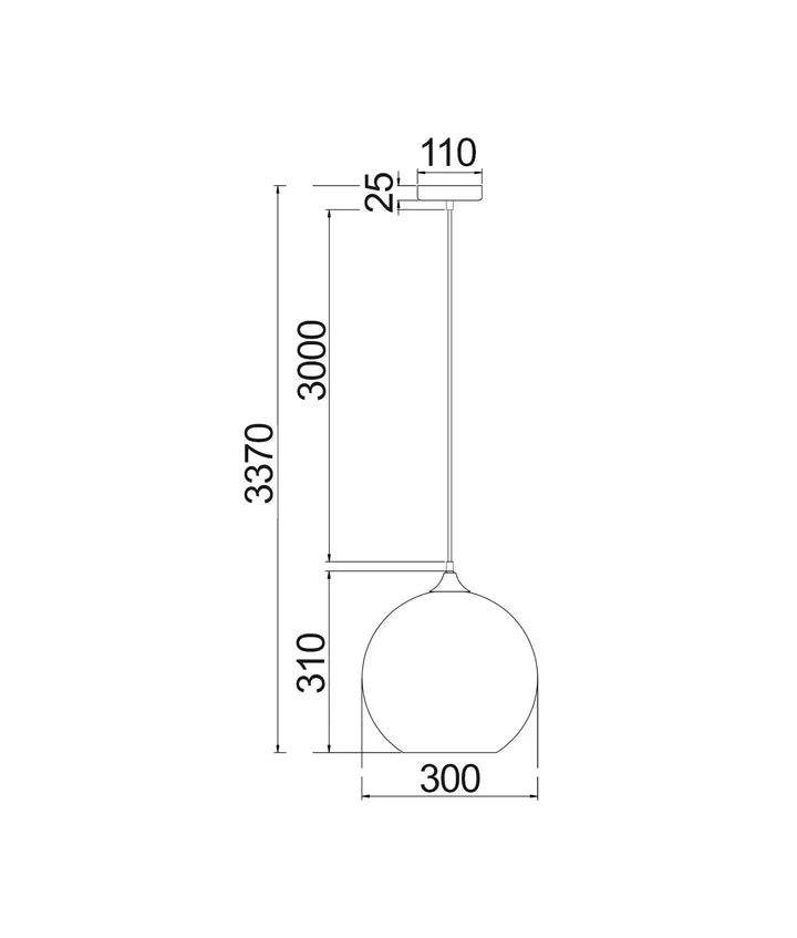 ROCHE: Interior Wine Glass Shape Matte Gold / Chrome Glass Pendant Lights Pendant