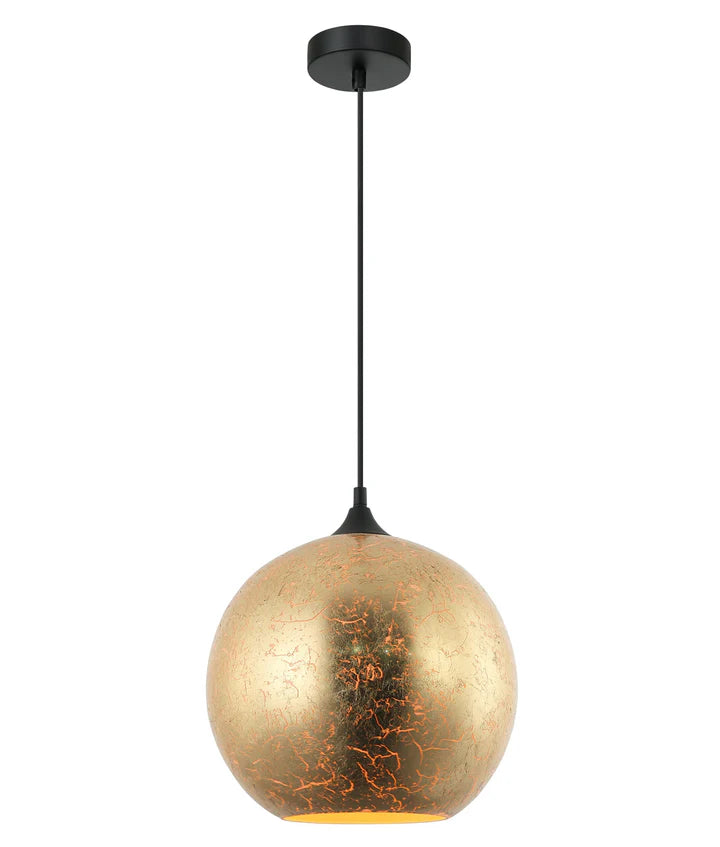 ROCHE: Interior Wine Glass Shape Matte Gold / Chrome Glass Pendant Lights Pendant
