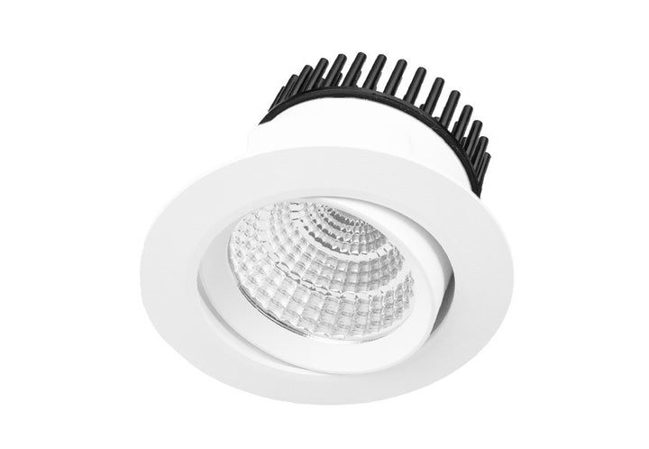 Resiled RDA8 8W Recessed Adjustable Downlight White Downlight
