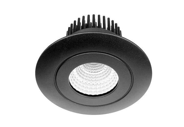 Resiled RDF8 8W IP65 Rated Recessed Downlight Black Downlight