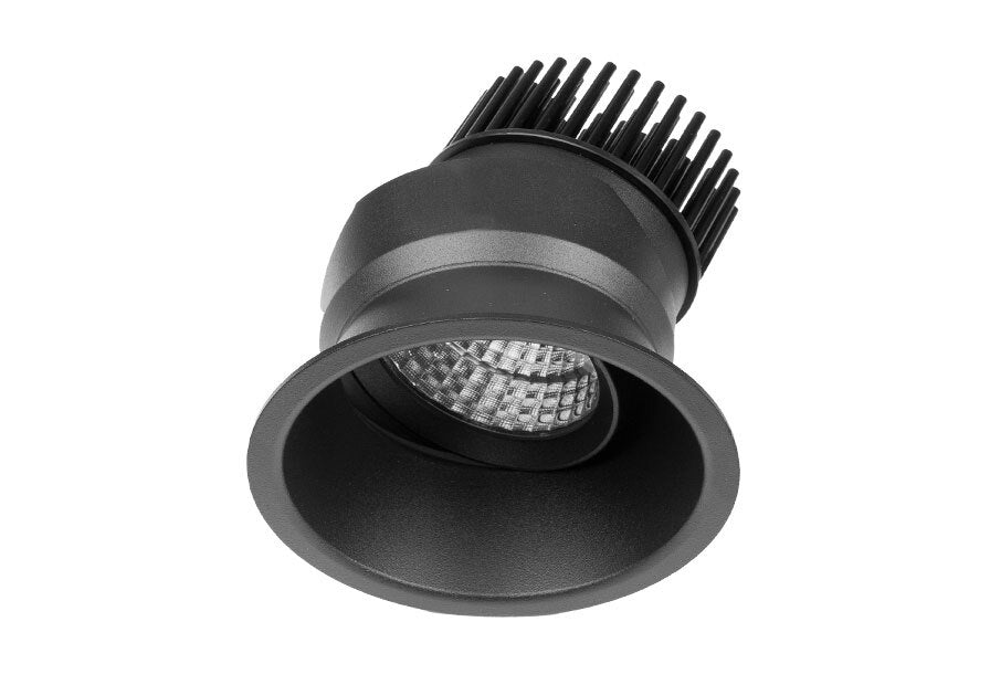 Resiled RDTL8 8W Recessed Adjustable Downlight Black Downlight