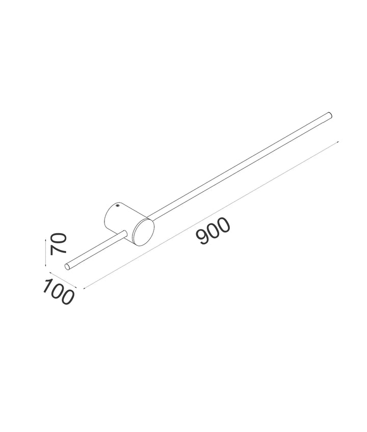 SABER: Interior Linear LED Dual-CCT Wall Lights Wall light