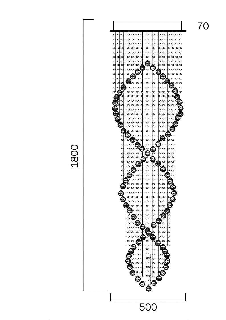 TELBIX SAVINA 1800 PENDANT Pendant