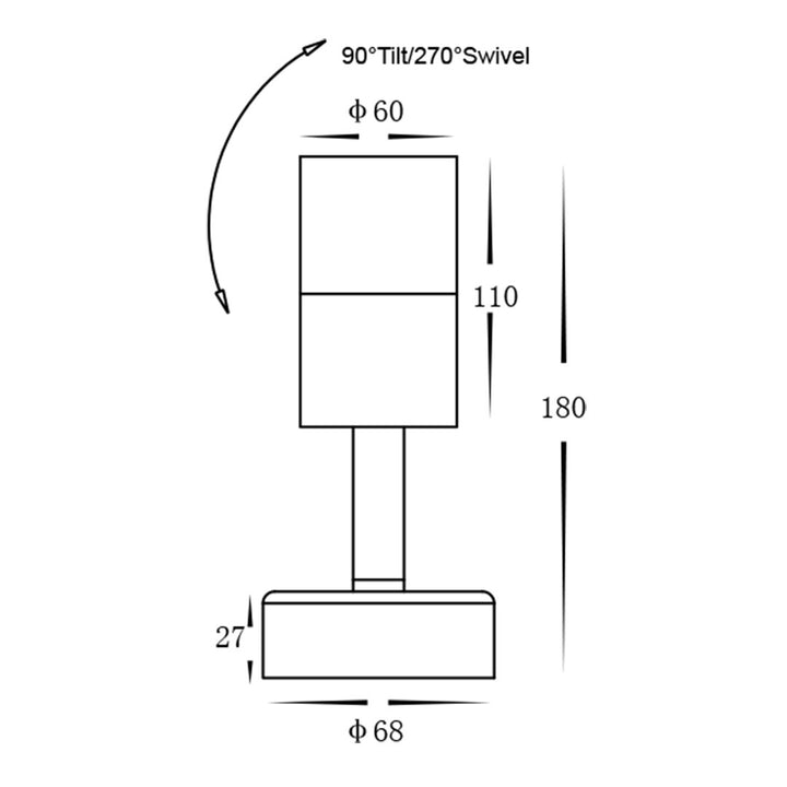 BONDI DZINE SA - SE7123TC/AB 4W Spot light