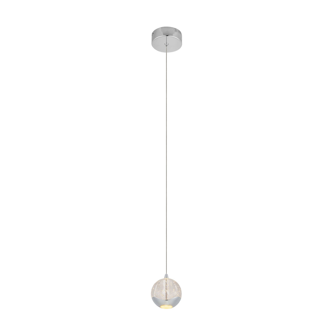 Telbix SEGOVIA 1 LIGHT PENDANT Chrome Pendant