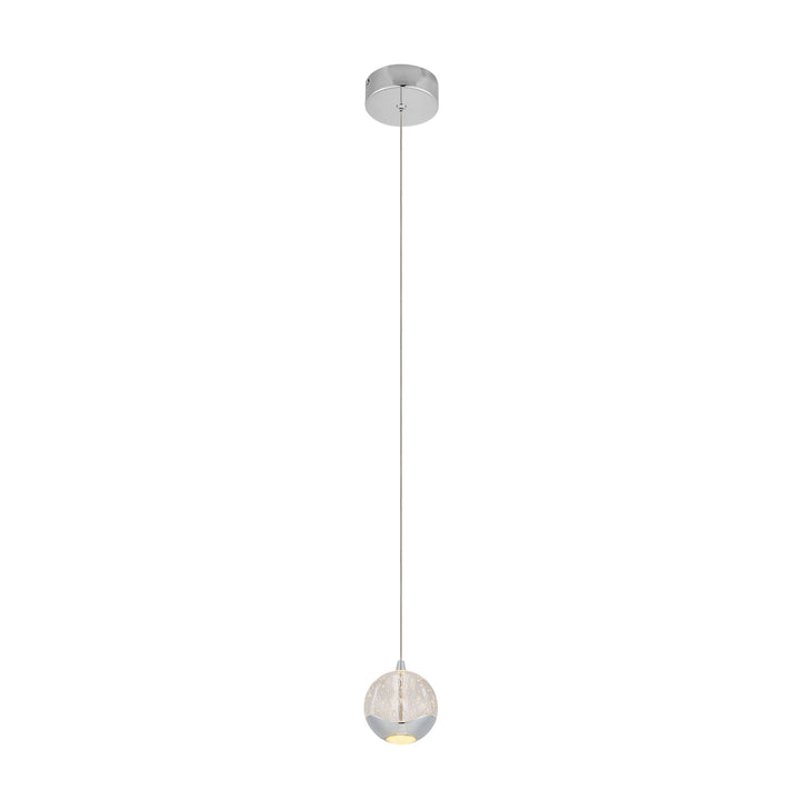 Telbix SEGOVIA 1 LIGHT PENDANT Chrome Pendant