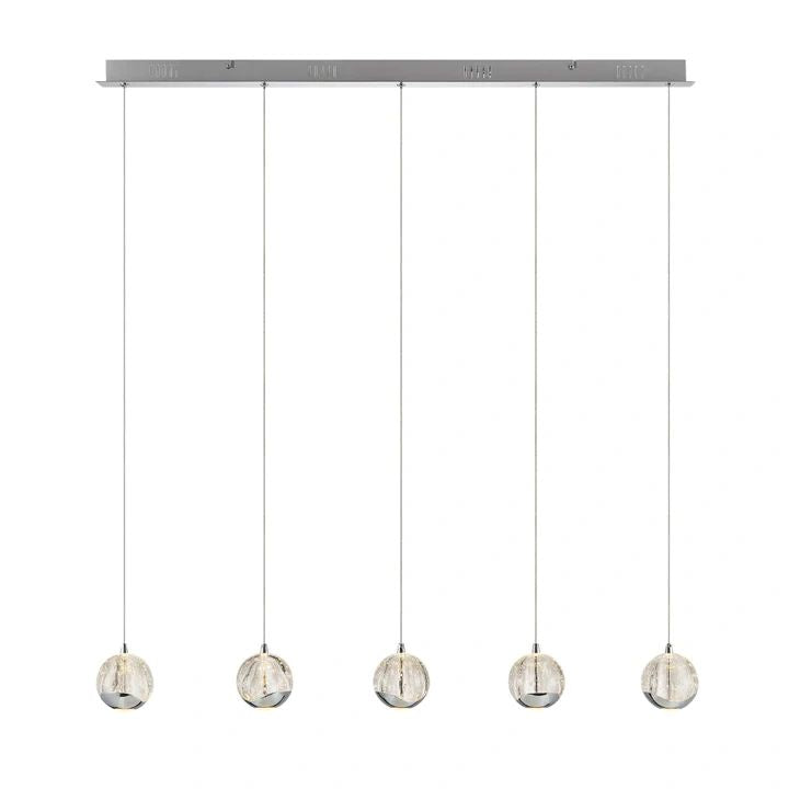 Telbix SEGOVIA 5 LIGHT BAR PENDANT Chrom Pendant