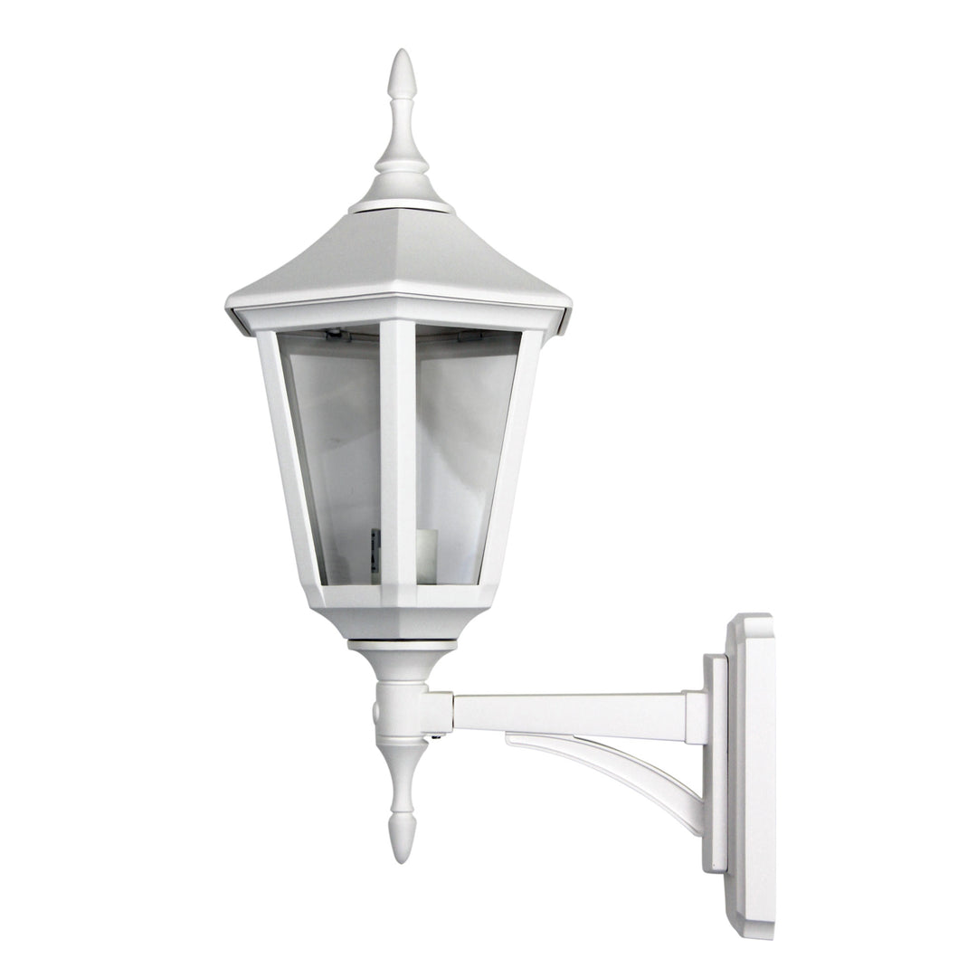 IBIZA Premium Outdoor Coach Light Double Insulated IP44 White WALL LIGHT