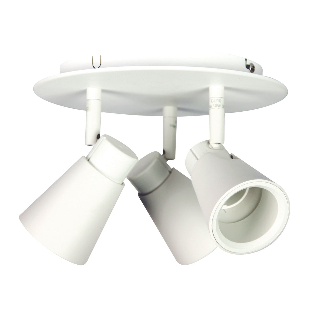 ZOOM 3 LIGHT ROUND LED Ready GU10 Adjustable Spotlight Spotlight