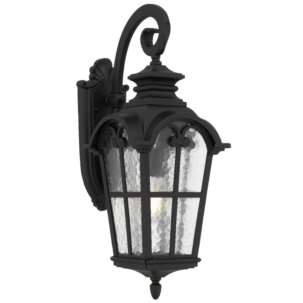 SHELTON EXTERIOR WALL LIGHT Black WALL LIGHT