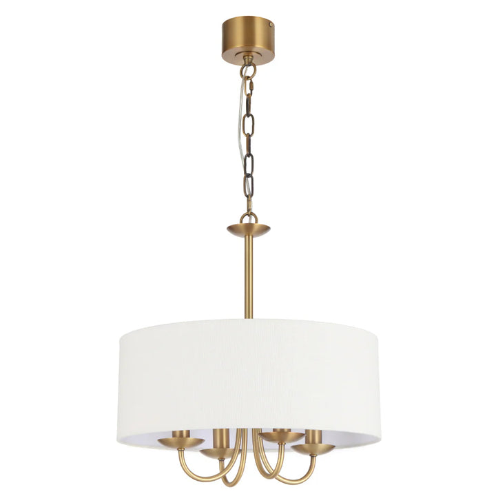 SHIRON 4 LIGHT PENDANT Brass Pendant