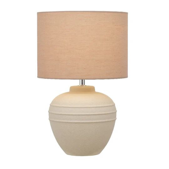 TELBIX SIERRA CERAMIC TABLE LAMP SAND TABLE LAMP