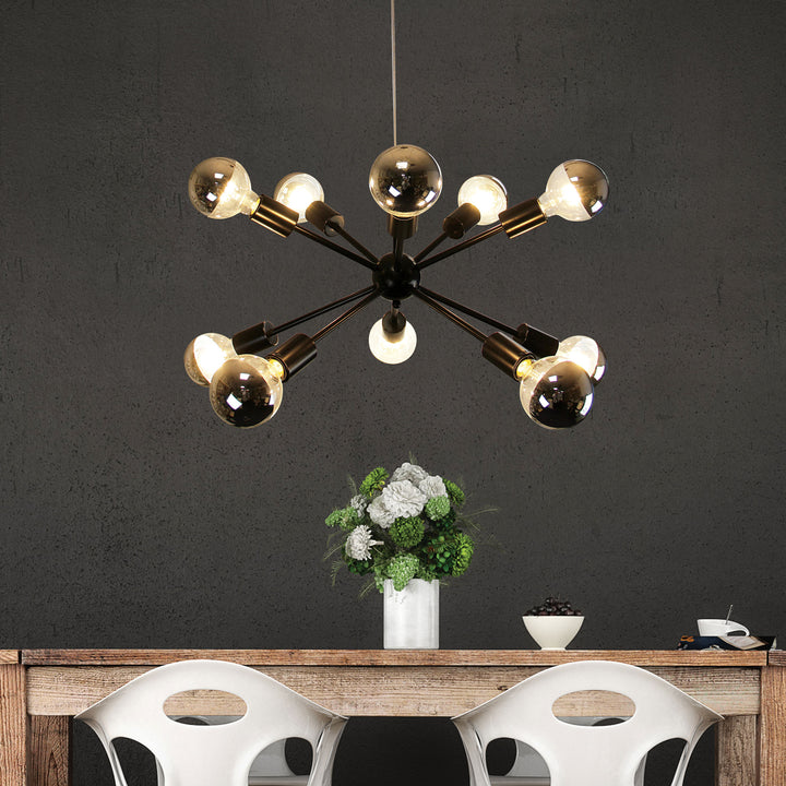 SPUTNIK 6 OR 10-light Groovy Satellite Pendant Pendant