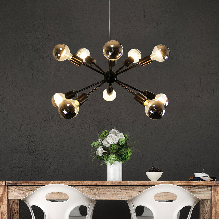 SPUTNIK 6 OR 10-light Groovy Satellite Pendant Pendant