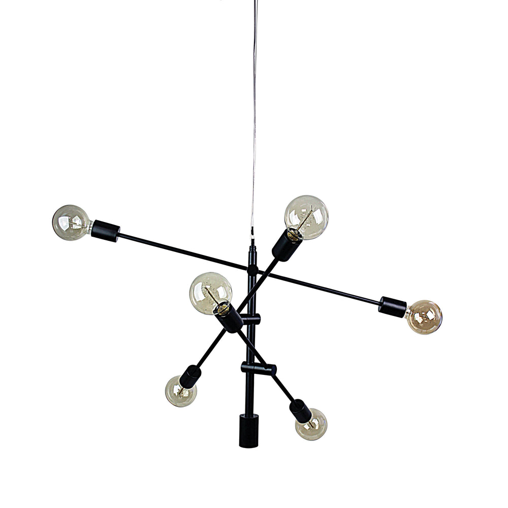 CHELSEA Black Contemporary Satellite Pendant Pendant