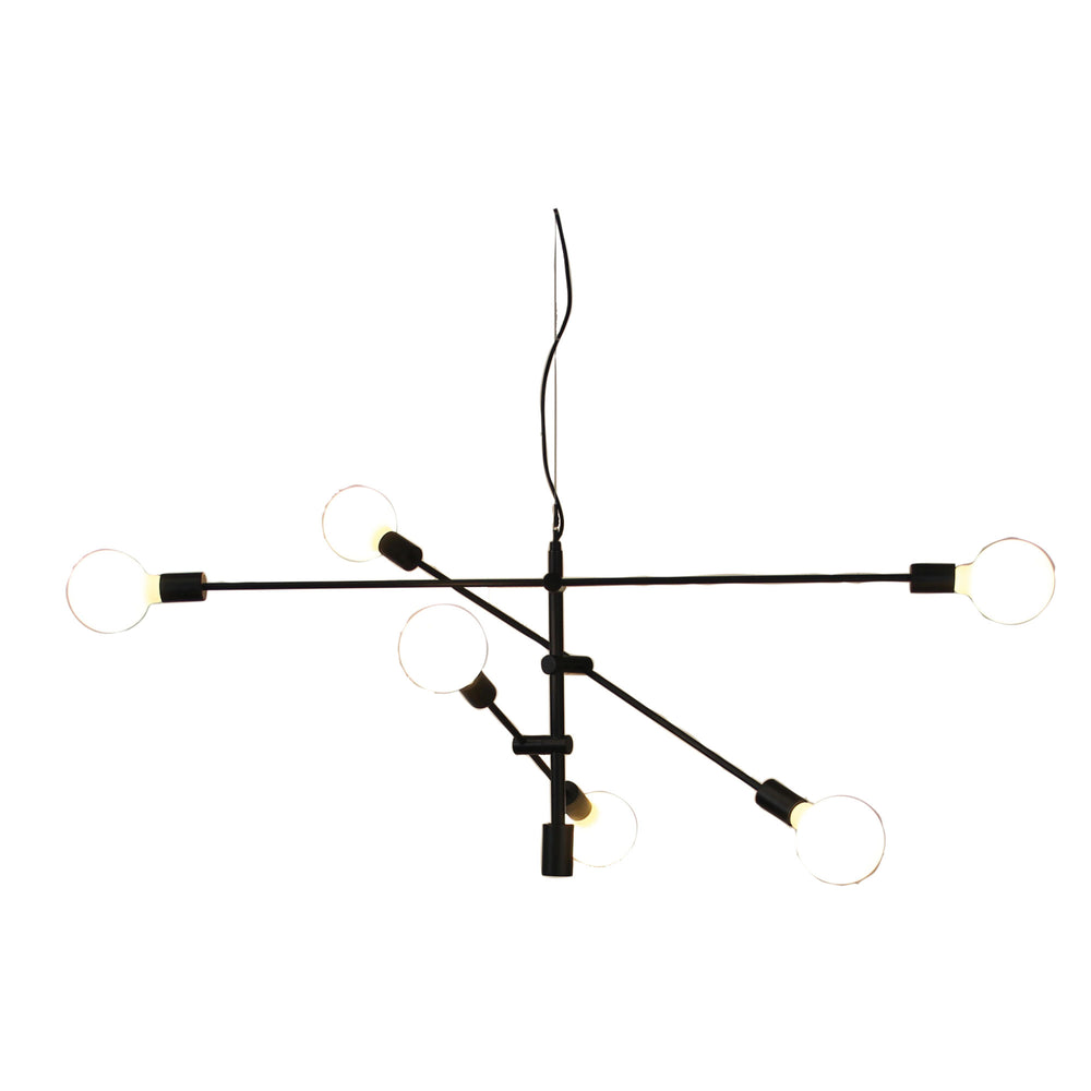CHELSEA.120 Black Large Contemporary Pendant Pendant