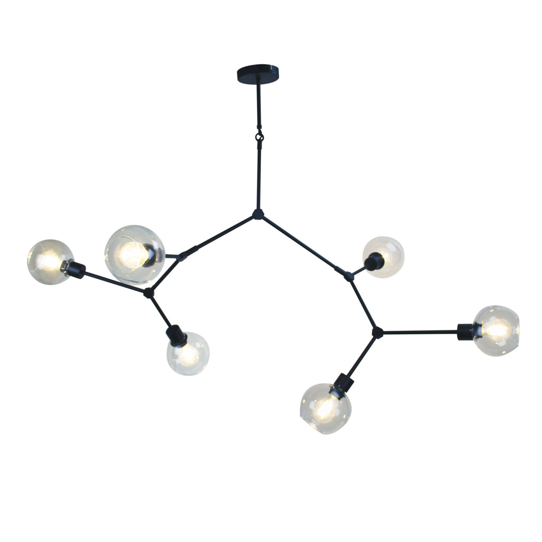PADUA 170cm Contemporary Clear Glass Pendant Pendant