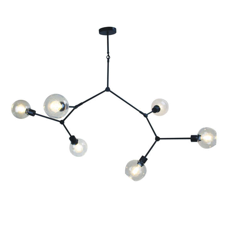 PADUA 170cm Contemporary Clear Glass Pendant Pendant
