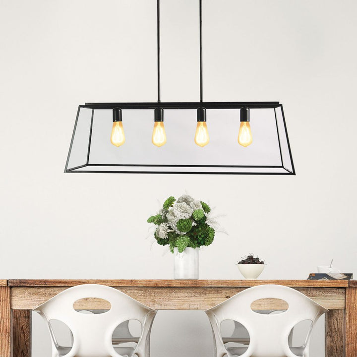 EATON.100 4-light Large 100cm Urban Retro Pendant Pendant