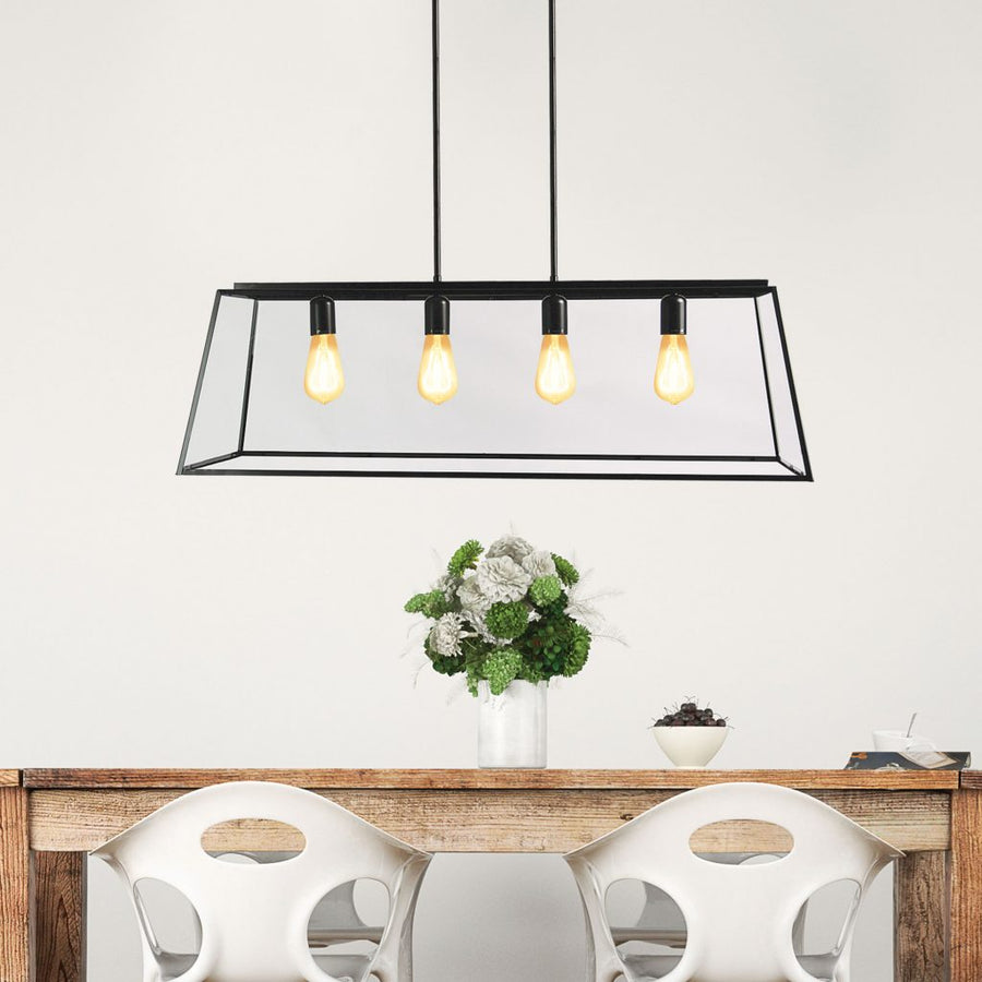 EATON.100 4-light Large 100cm Urban Retro Pendant Pendant