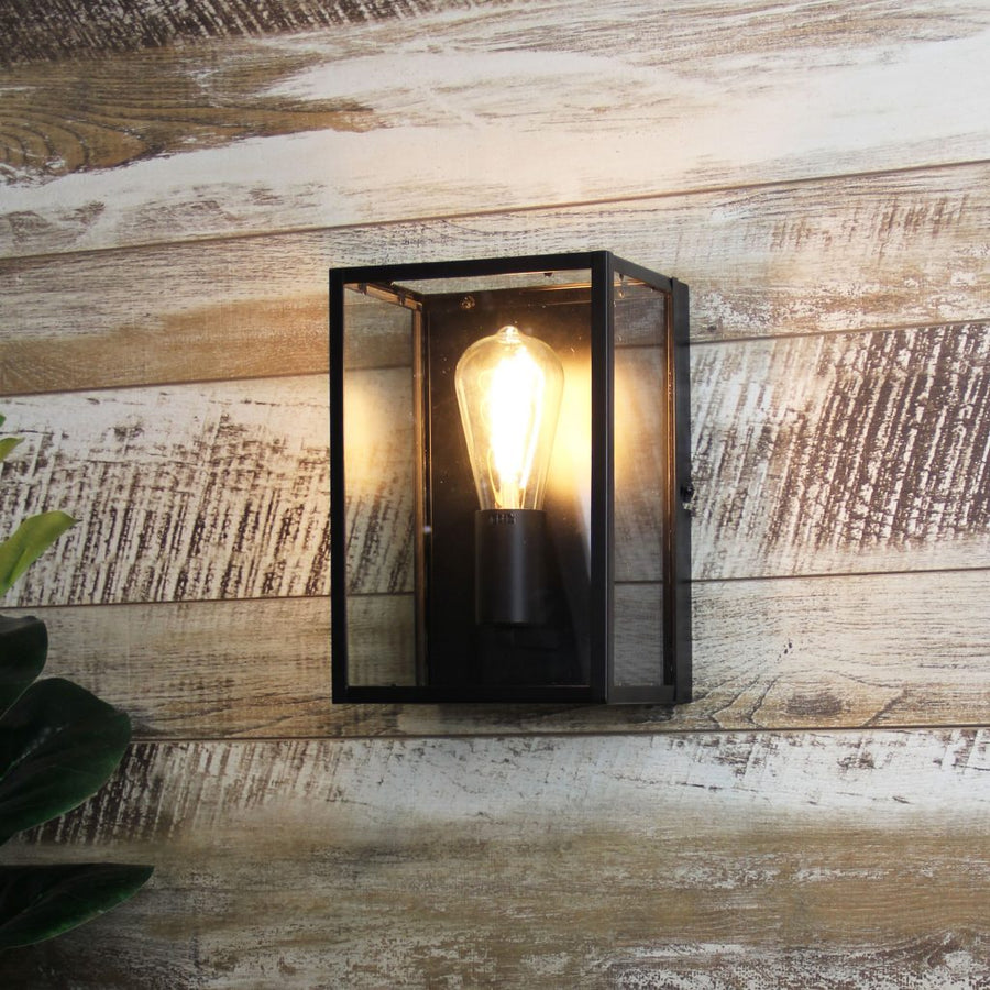 EATON WALL Urban Retro Wall Light with Clear Glass WALL LIGHT