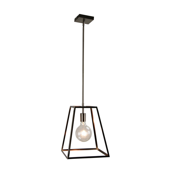 SOUTHPORT Single Urban Retro 30cm Pendant Brushed Chrome Pendant