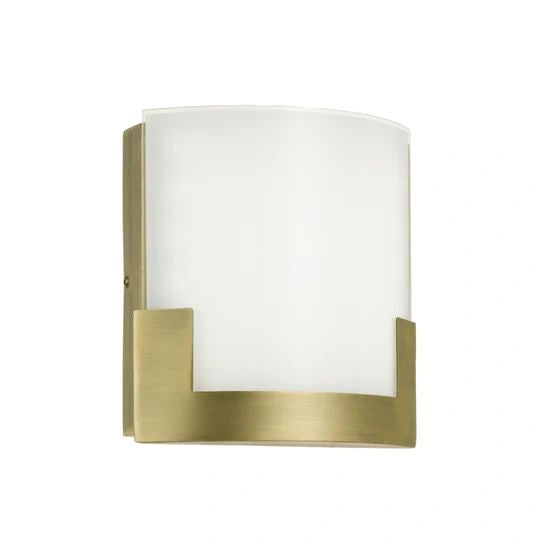 TELBIX SOLITA 20 LED DIM WALL LIGHT ANTIQUE BRASS WALL LIGHT