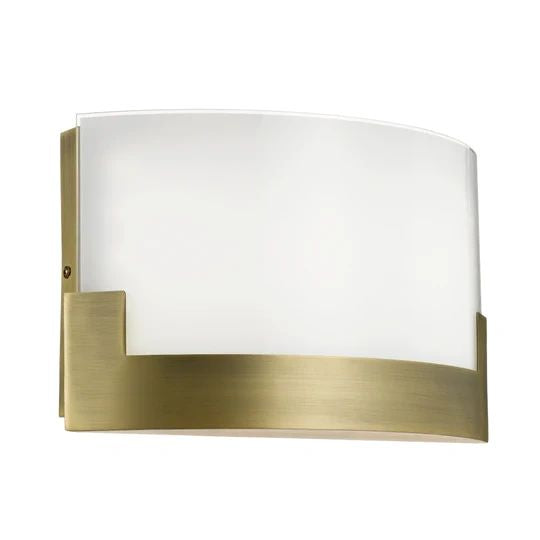 TELBIX SOLITA 35 LED DIM WALL LIGHT ANTIQUE BRASS WALL LIGHT