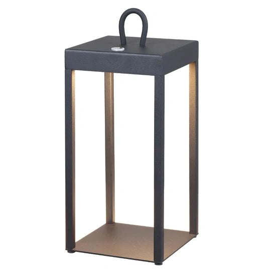 Telbix SOTRA RECHARGEABLE TABLE LAMP Black TABLE LAMP