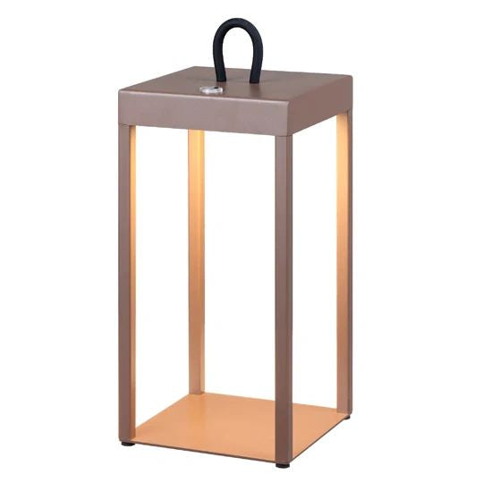 Telbix SOTRA RECHARGEABLE TABLE LAMP Brown TABLE LAMP
