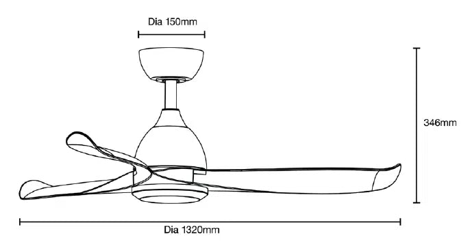 Scorpion DC 42″ & 52″ Smart Ceiling Fan With WIFI Remote Control Celling Fan