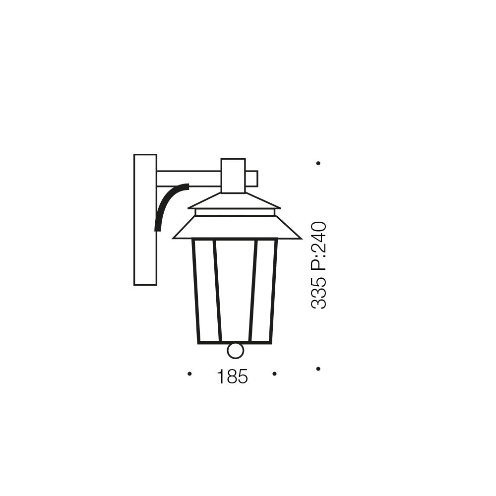 SILVAN EXTERIOR WALL LIGHT Wall light