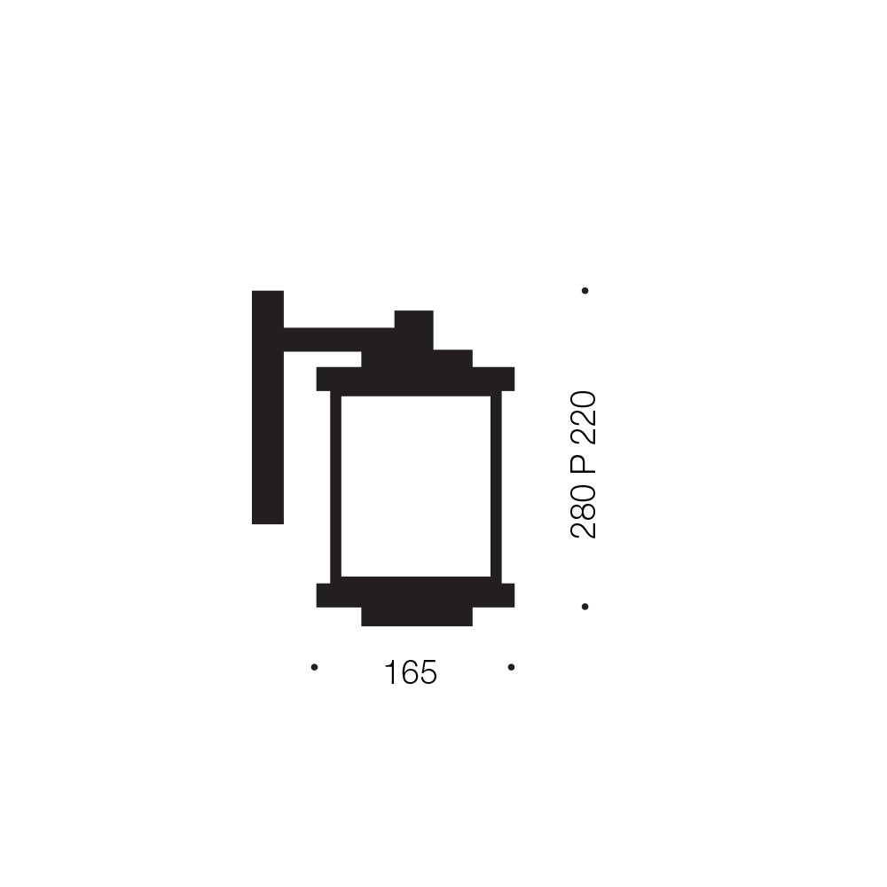 STRAND EXTERIOR WALL LIGHT Wall light