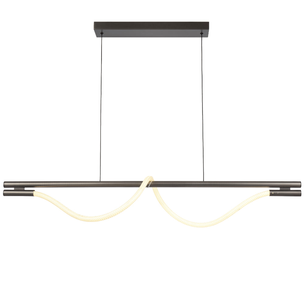 TAFT 120CM PENDANT- Gun Metal Pendant