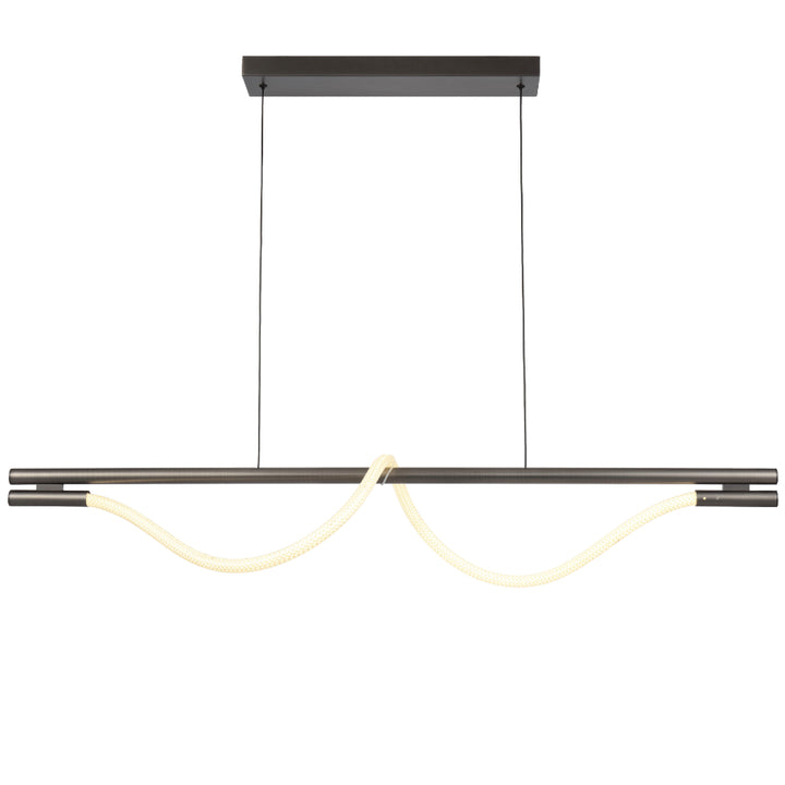 TAFT 120CM PENDANT- Gun Metal Pendant